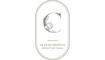 logo le clos végétal creation florale et décoratrice evenements