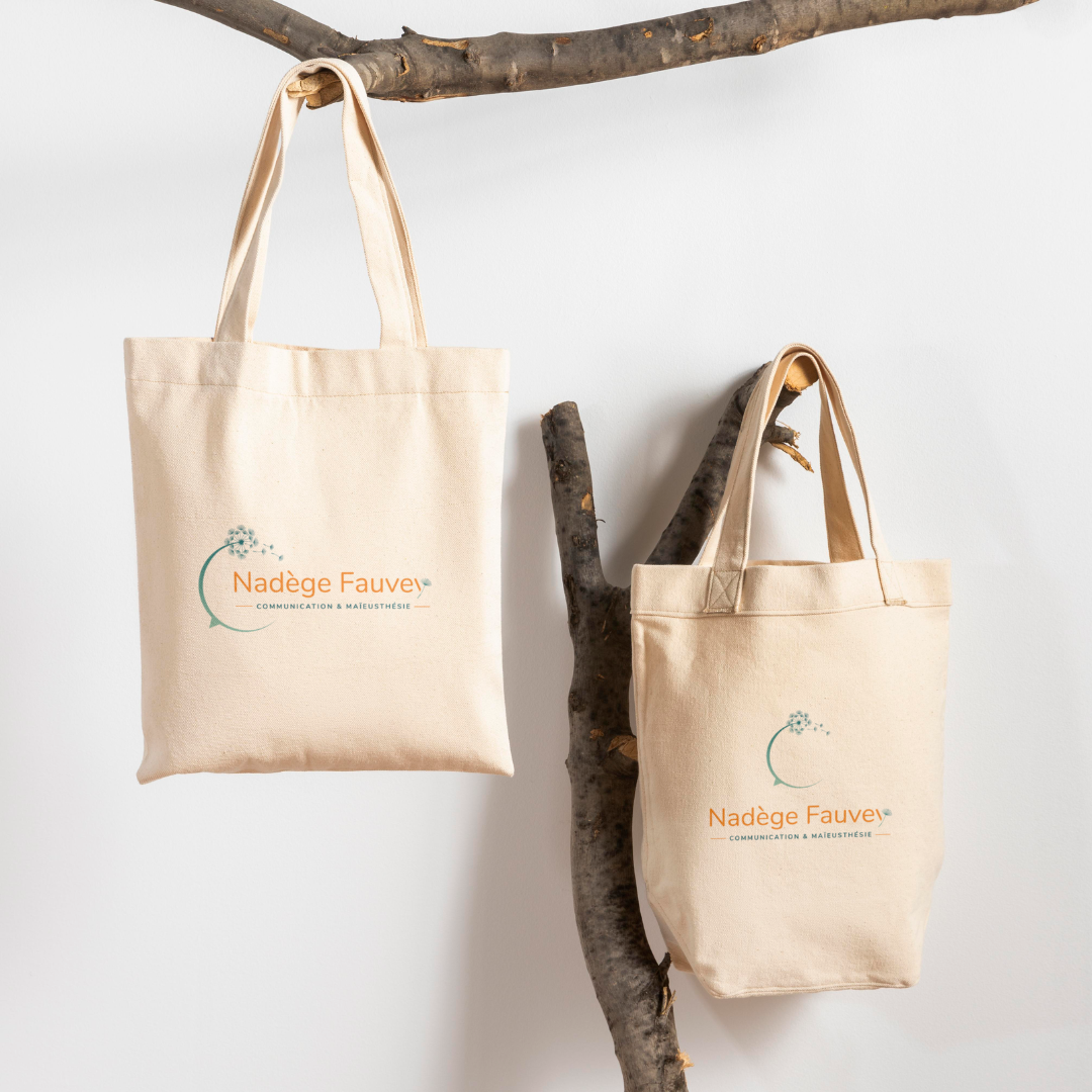 Mockup tote bag Nadège Fauvey Dijon maïeusthésie